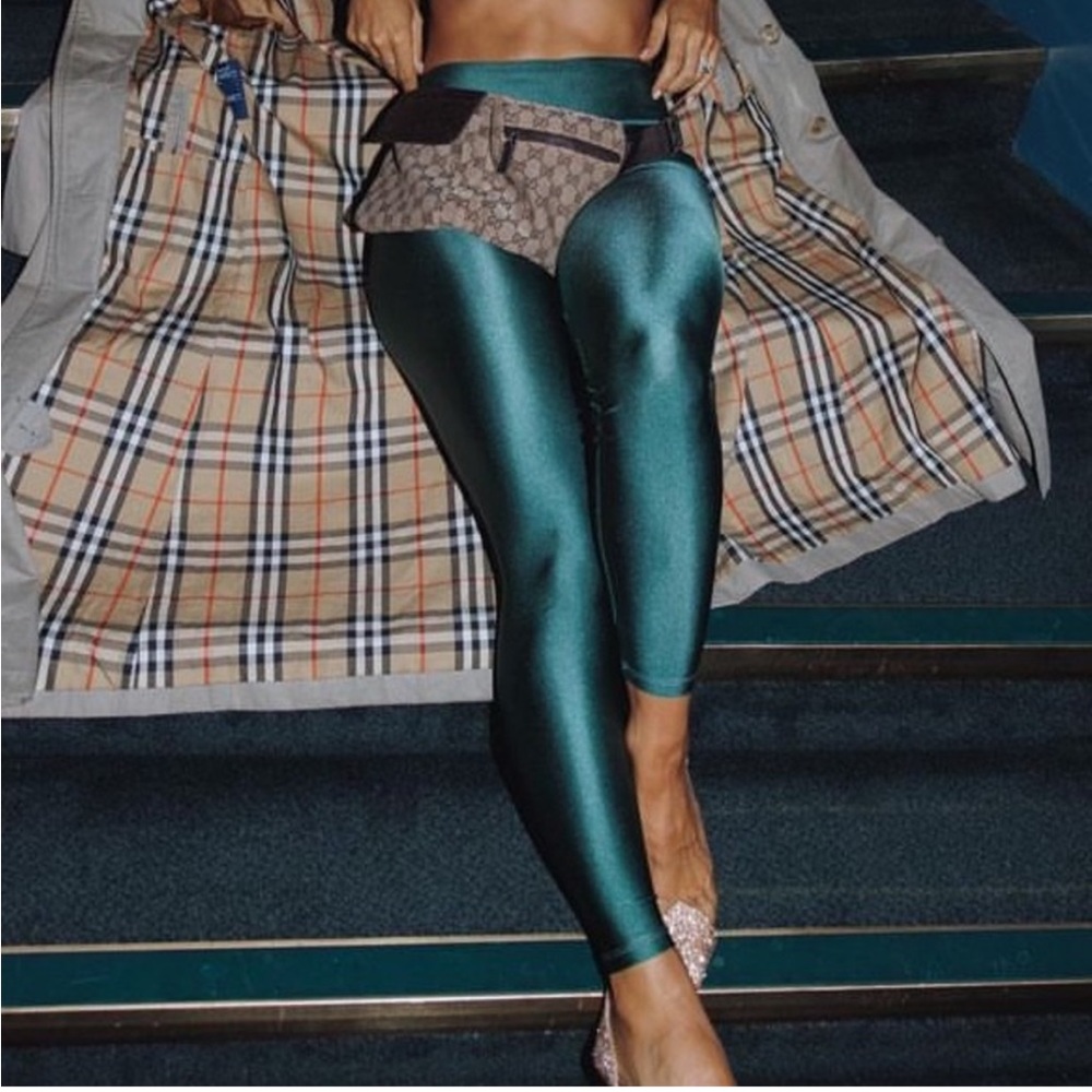 Sefi Disco Leggings  - Smoke Pine
